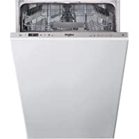 Whirlpool WSIC3M17 - Lavavajillas integrables- 45 cm- clase A+- 47 decibelios- 10 cubiertos